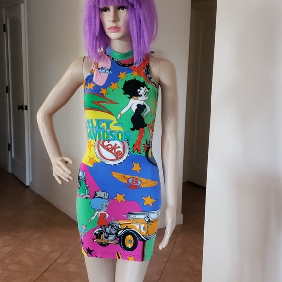 Versace Jeans Collection Dresses & Skirts - Versace Jeans Couture Betty Boop Harley Dress